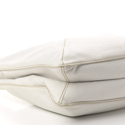 Bottega Veneta Smooth Lambskin Braided Hobo White 6 of 12