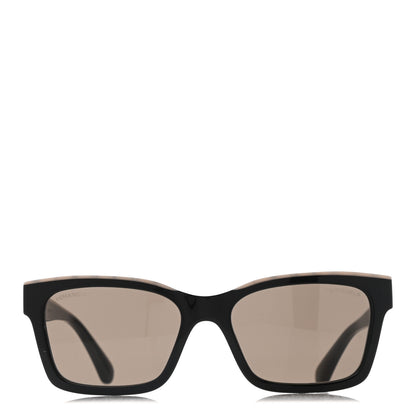 Chanel Acetate Square Sunglasses 5417 Black 2 of 8