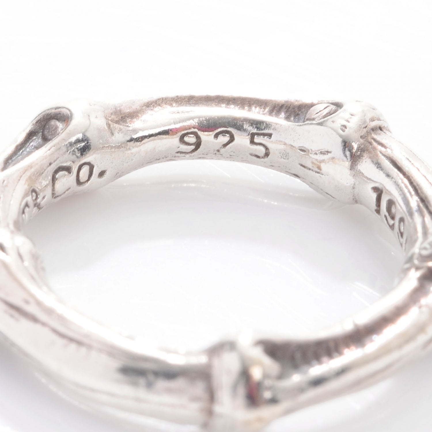 Tiffany Sterling Silver Bamboo Ring 5 4 of 5