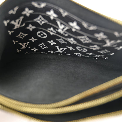 Louis Vuitton Monogram Giant Jungle Pochette Double Zip Black 6 of 11