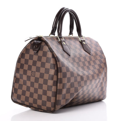 Louis Vuitton Damier Ebene Speedy 30 3 of 8
