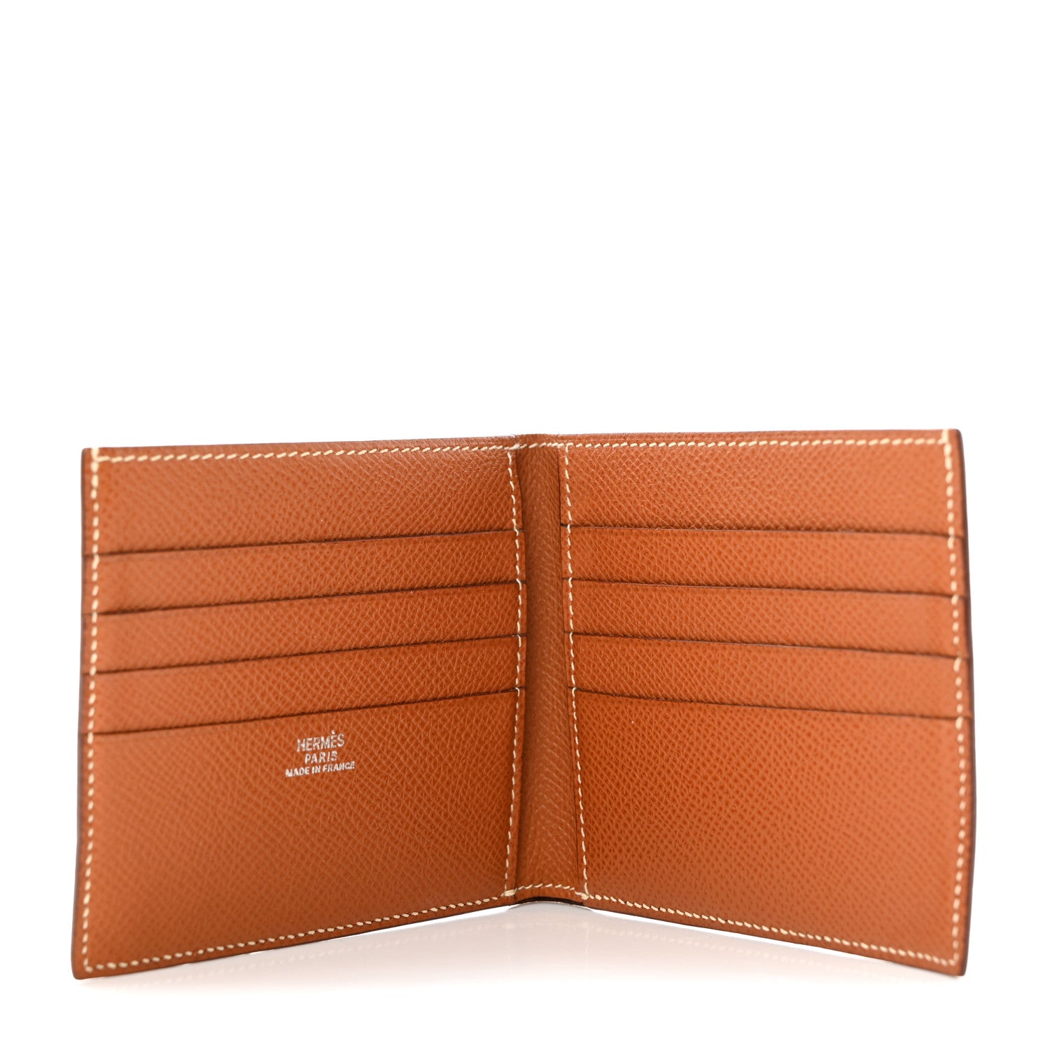 Hermes Epsom MC2 Copernic Compact Colorblock Wallet Gold 5 of 10