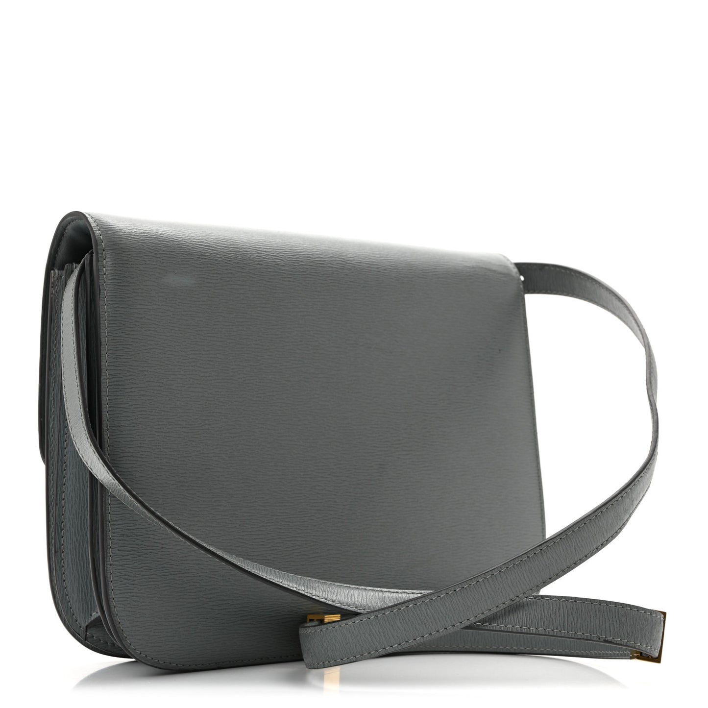 Liege Calfskin Medium Classic Box Flap Bag Storm