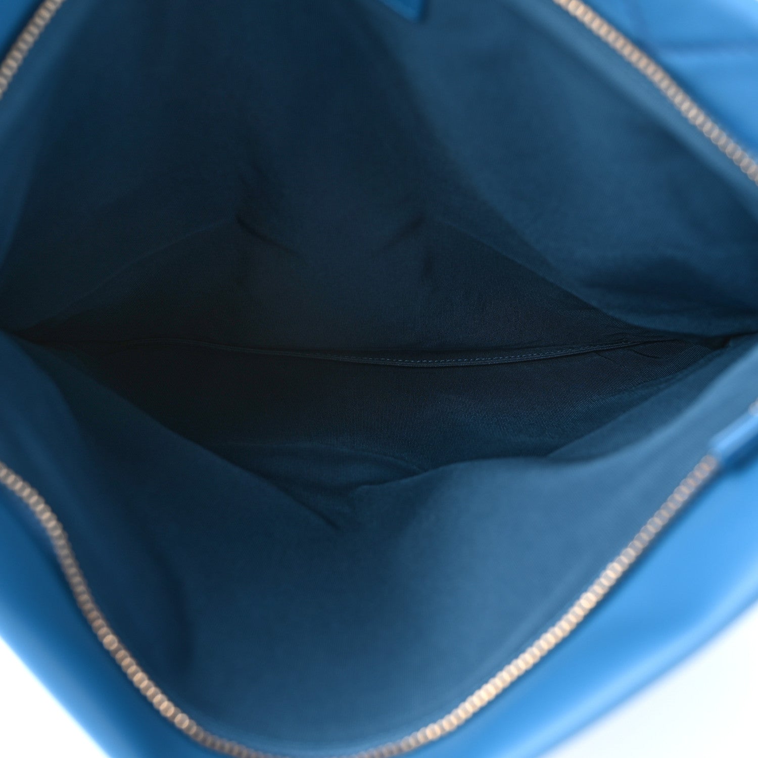 Chanel Lambskin Quilted Fold Over Clutch Blue 5 of 7