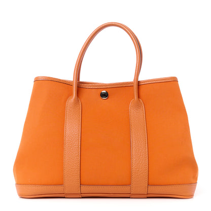Hermes Toile Negonda Garden Party 30 TPM Orange 1 of 9