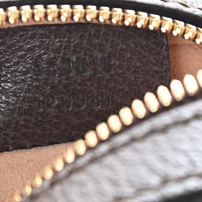 Gucci GG Supreme Monogram Web Mini Ophidia Round Shoulder Bag Brown 7 of 10