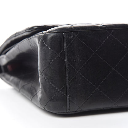 Chanel Lambskin Quilted Maxi Double Flap Black 9 of 14