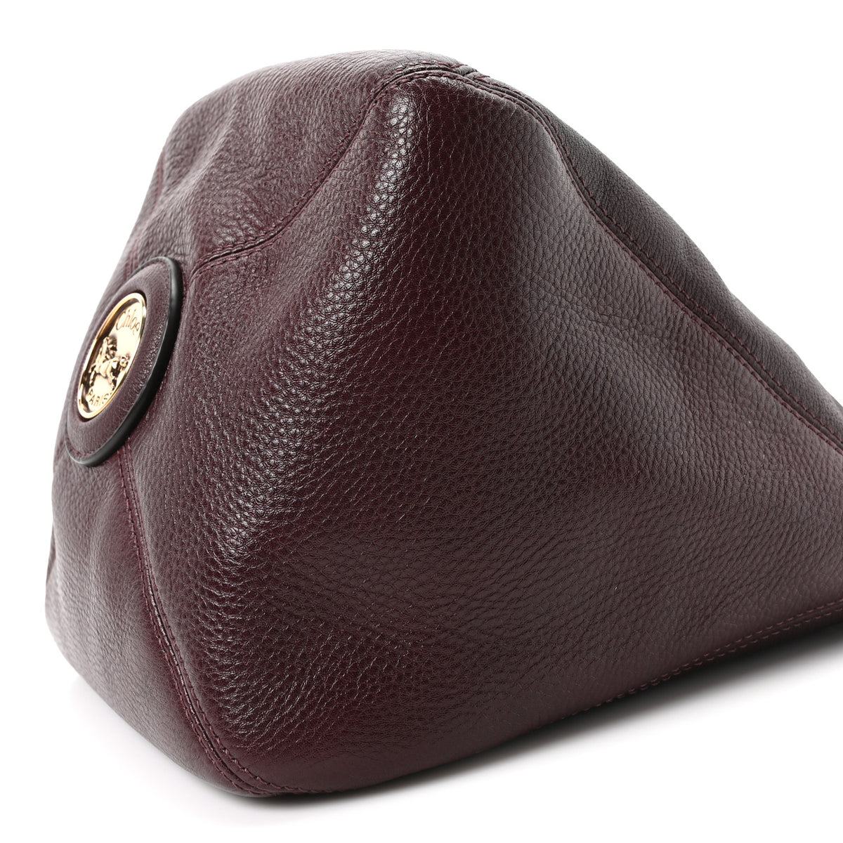 Grained Calfskin Small Balloon Bag Grenat
