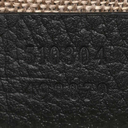 Gucci Dollar Calfskin Small Interlocking G Shoulder Bag Black 7 of 12