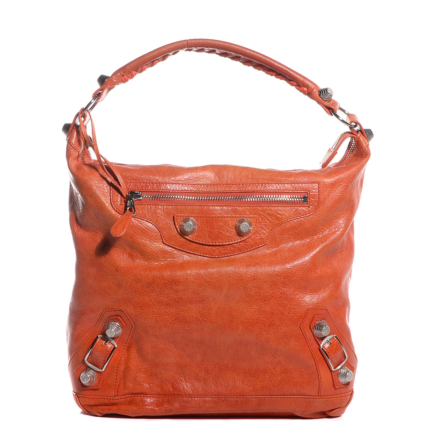 Balenciaga Agneau Giant 21 Silver Hardware Day Hobo Mandarine 1 of 12