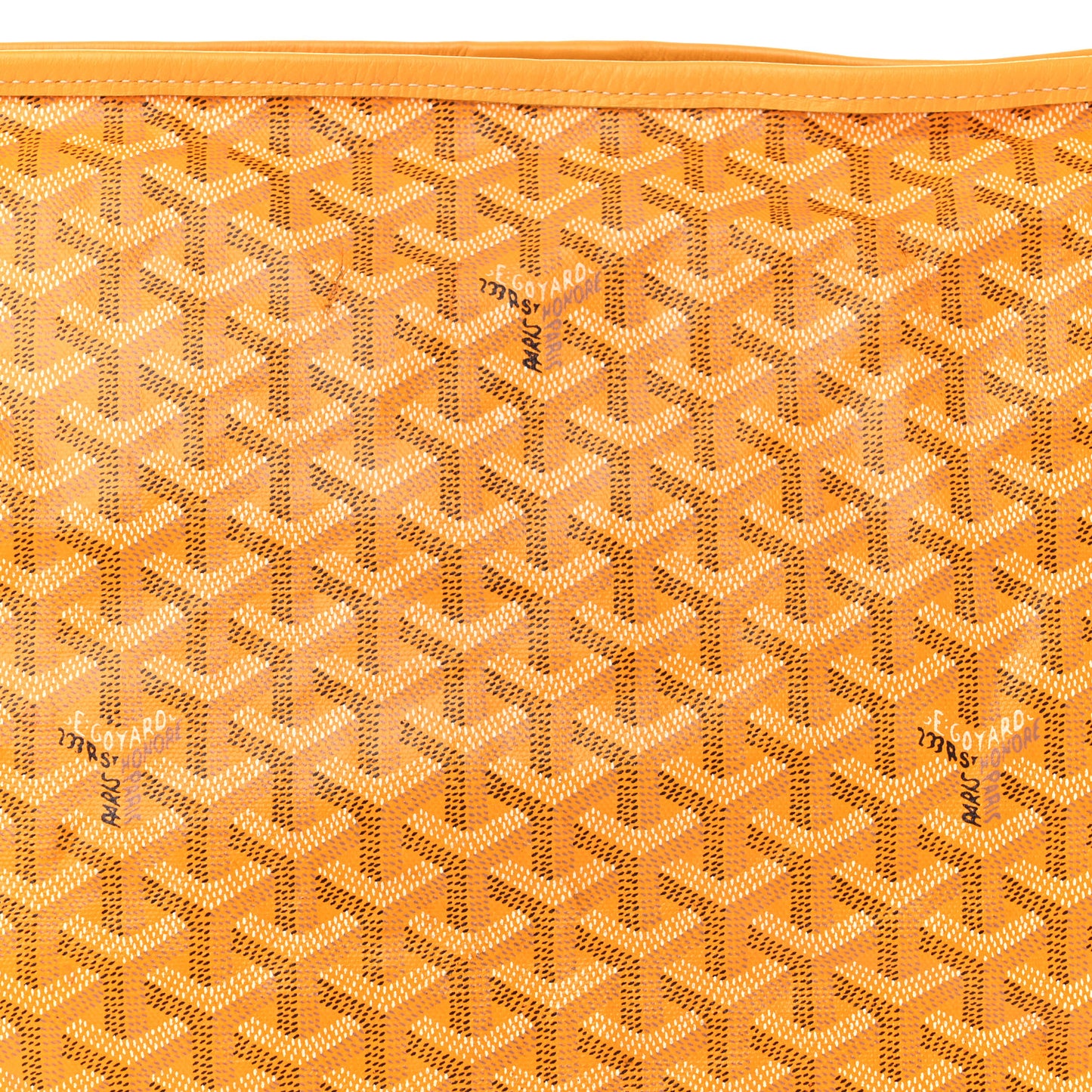Goyardine Fidji Zip Hobo Yellow