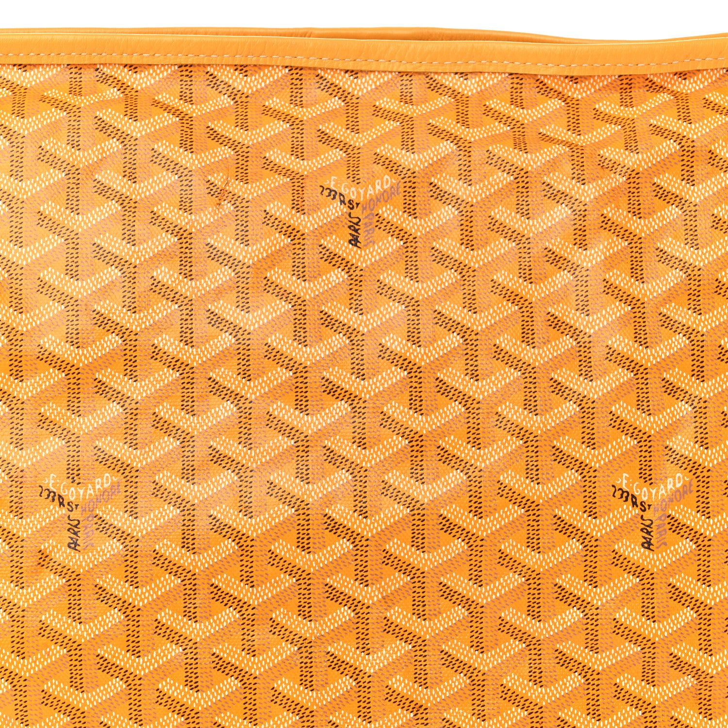 Goyard Goyardine Fidji Zip Hobo Yellow 8 of 13
