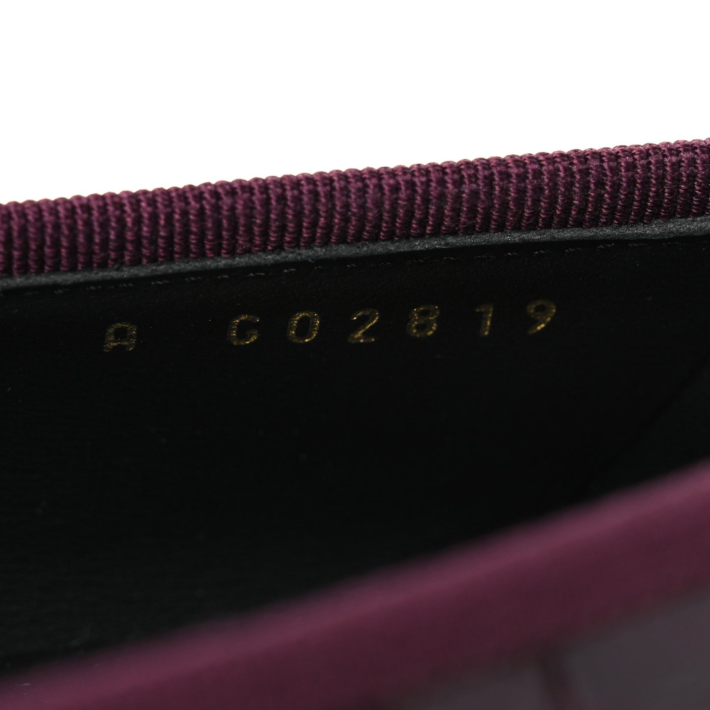 Patent Calfskin Crocodile Embossed Ballerina Flats  38 Dark Burgundy Black