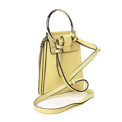 Chloe Suede Calfskin Mini Faye Bracelet Bag Lemonade 2 of 10