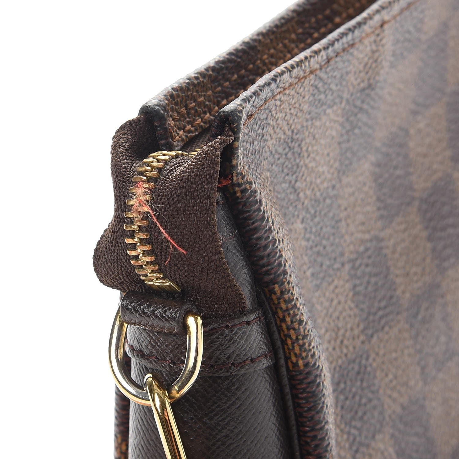 Louis Vuitton Damier Ebene Trousse Make Up Bag Pochette 12 of 16