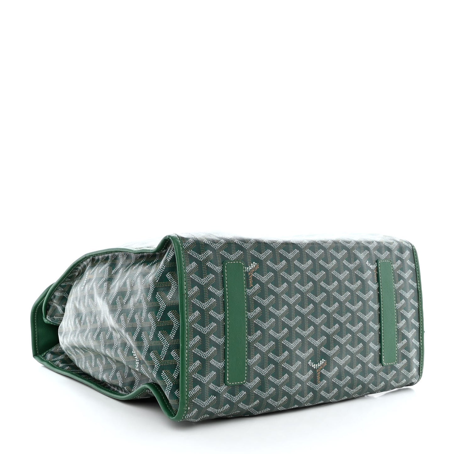 Goyardine Saint Leger Soft Briefcase Backpack Green
