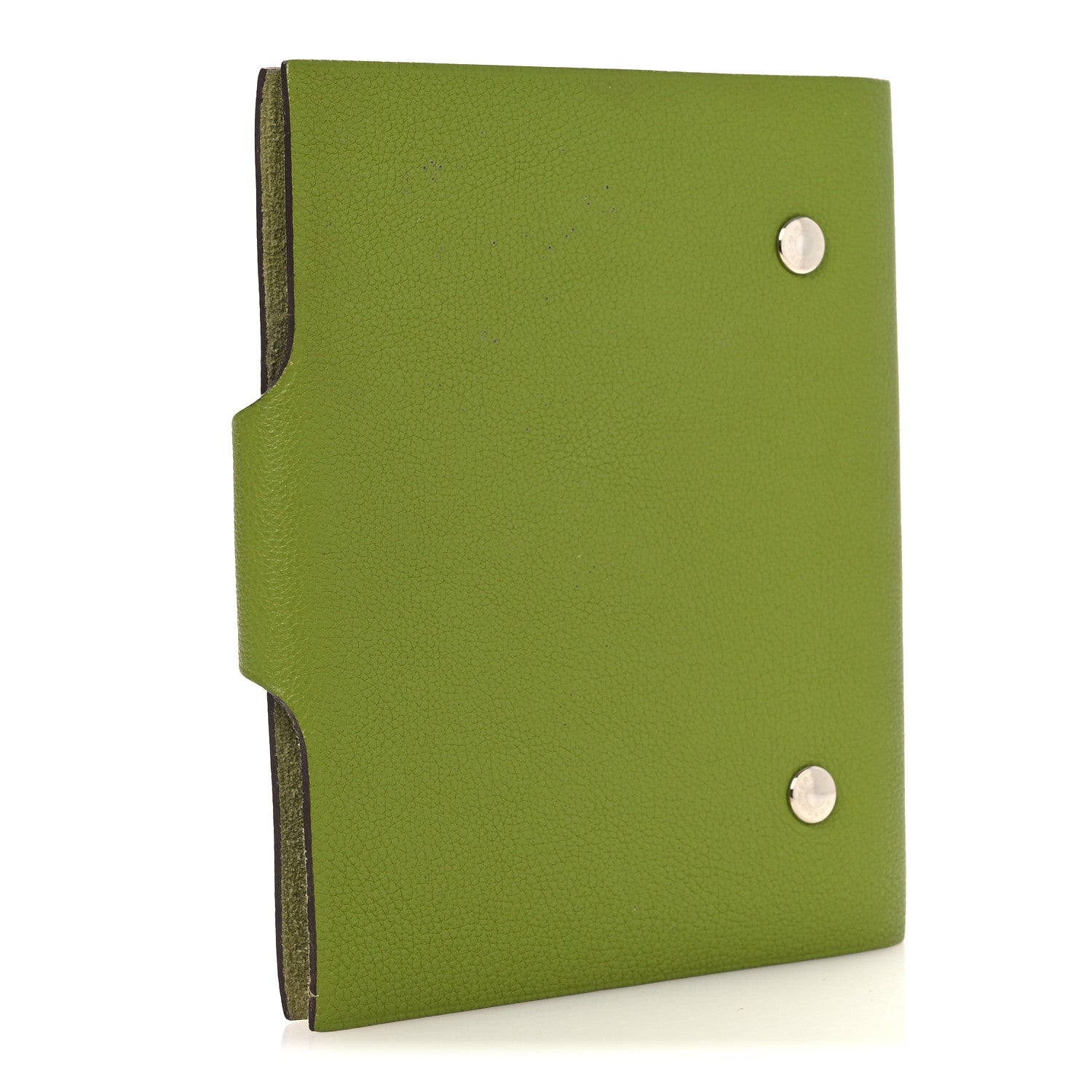 Hermes Togo Ulysse PM Notebook Cover Vert Anis 3 of 7