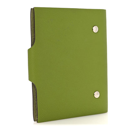Hermes Togo Ulysse PM Notebook Cover Vert Anis 3 of 7