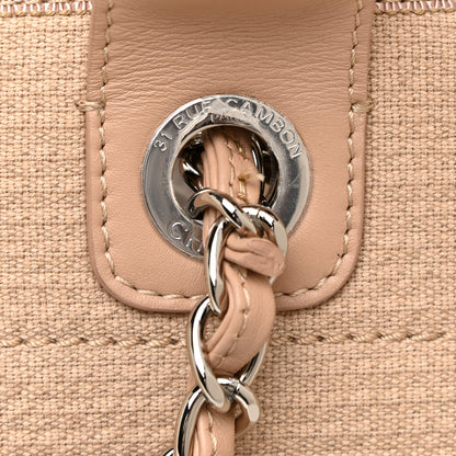Chanel Mixed Fibers Medium Deauville Tote Beige 18 of 20