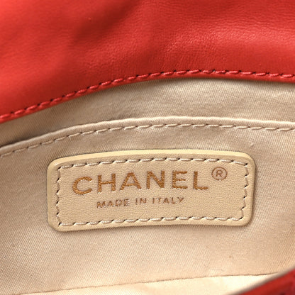 Chanel Lambskin Quilted Extra Mini Cruise Charm Flap Coral 6 of 11