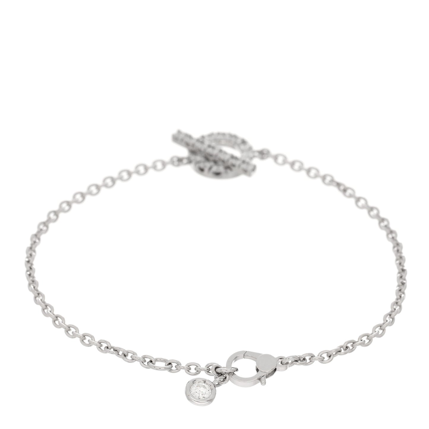 18K White Gold Diamond Finesse Bracelet SH