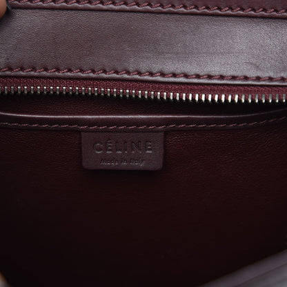 Celine Smooth Calfskin Nano Luggage Burgundy 6 of 11