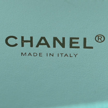 Chanel Caviar Quilted Medium CC Filigree Vanity Case Light Blue 6 of 10