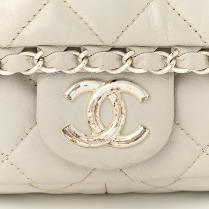 Chanel Calfskin Quilted Medium Chain Me Flap White 10 of 10