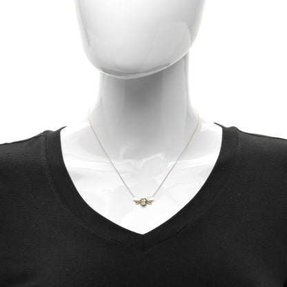 Tiffany 18K Yellow Gold Sterling Silver Return To Tiffany Love Bugs Bee Pendant Necklace 2 of 9