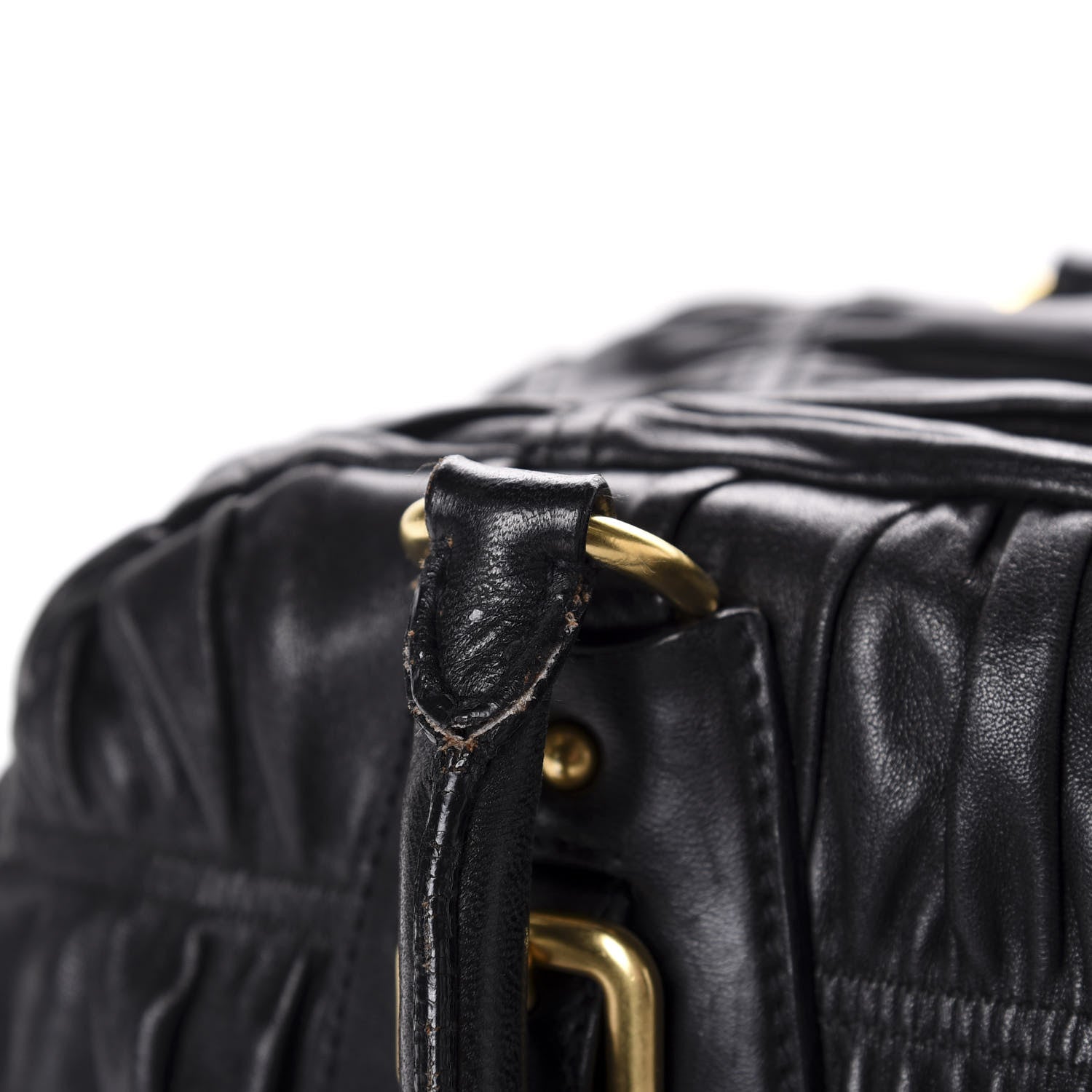 Prada Nappa Gaufre Tote Black 16 of 19