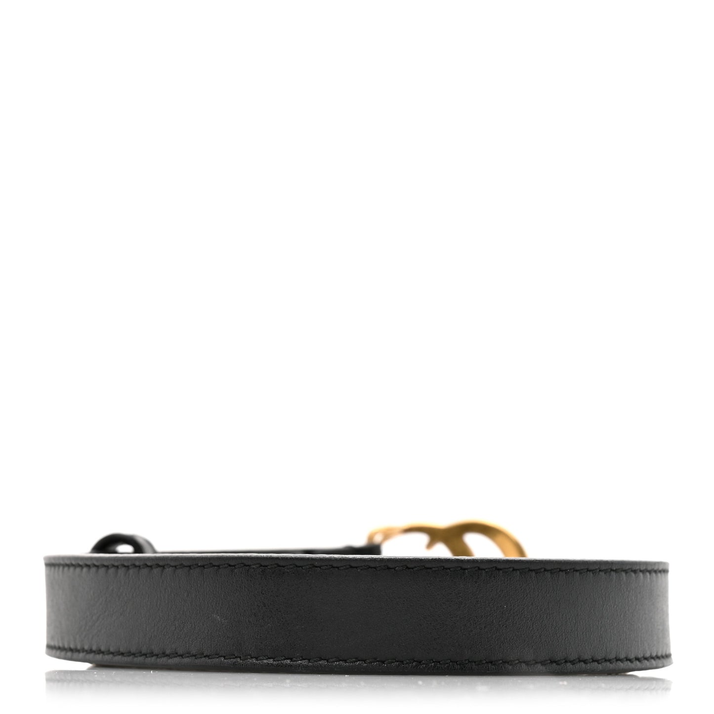 Calfskin Double G 20mm Belt 75 30 Black
