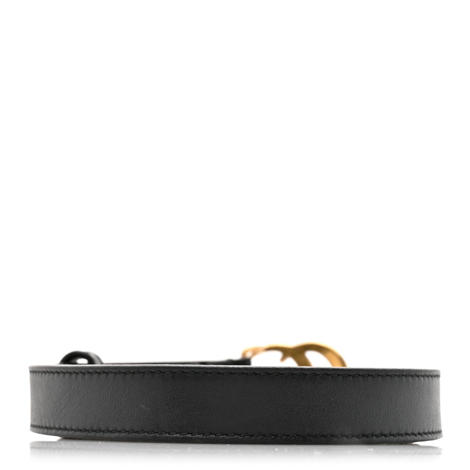 Gucci Calfskin Double G 20mm Belt 75 30 Black 2 of 5