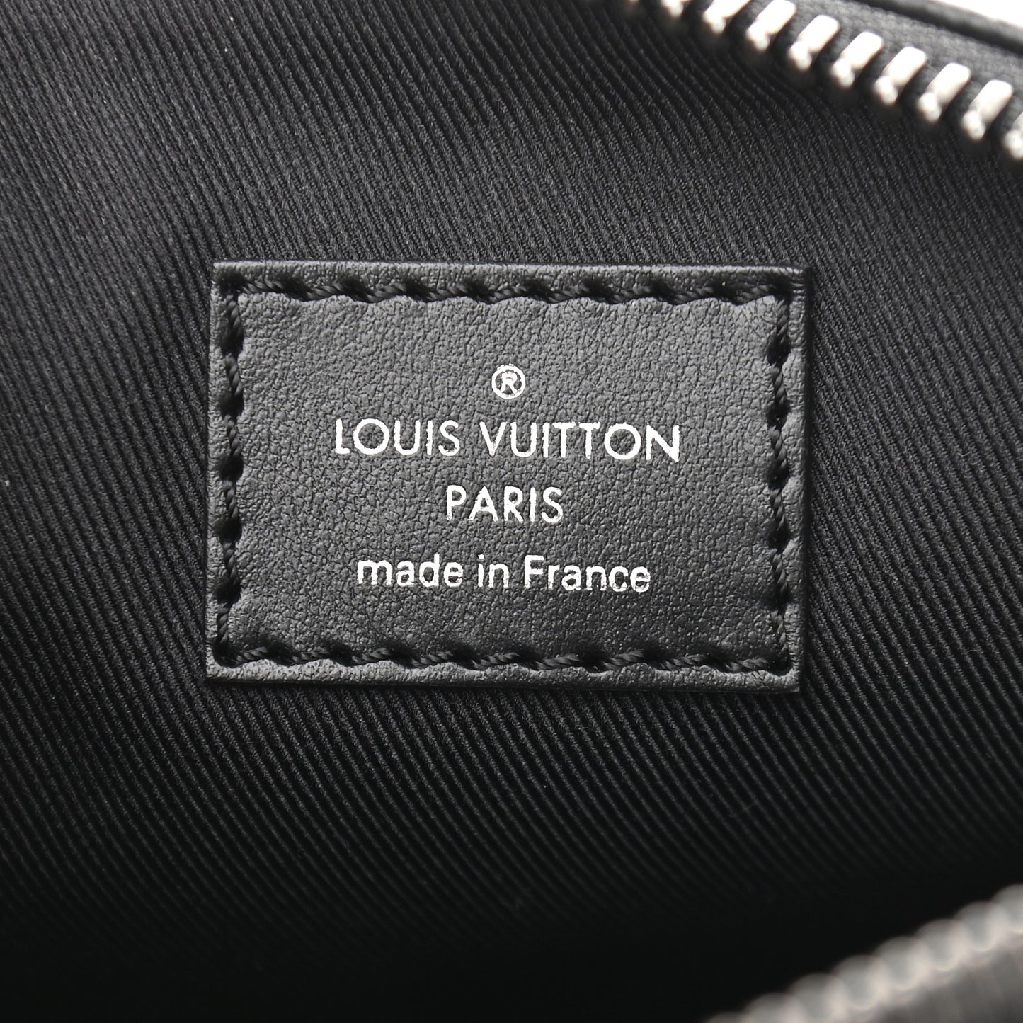 Reverse Monogram Eclipse Keepall XS Black