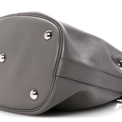 Alexander McQueen Calfskin Bucket Bag Grey 10 of 14