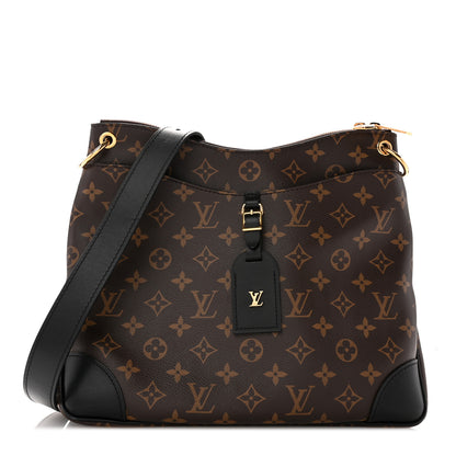 Louis Vuitton Monogram Odeon MM Black 1 of 9