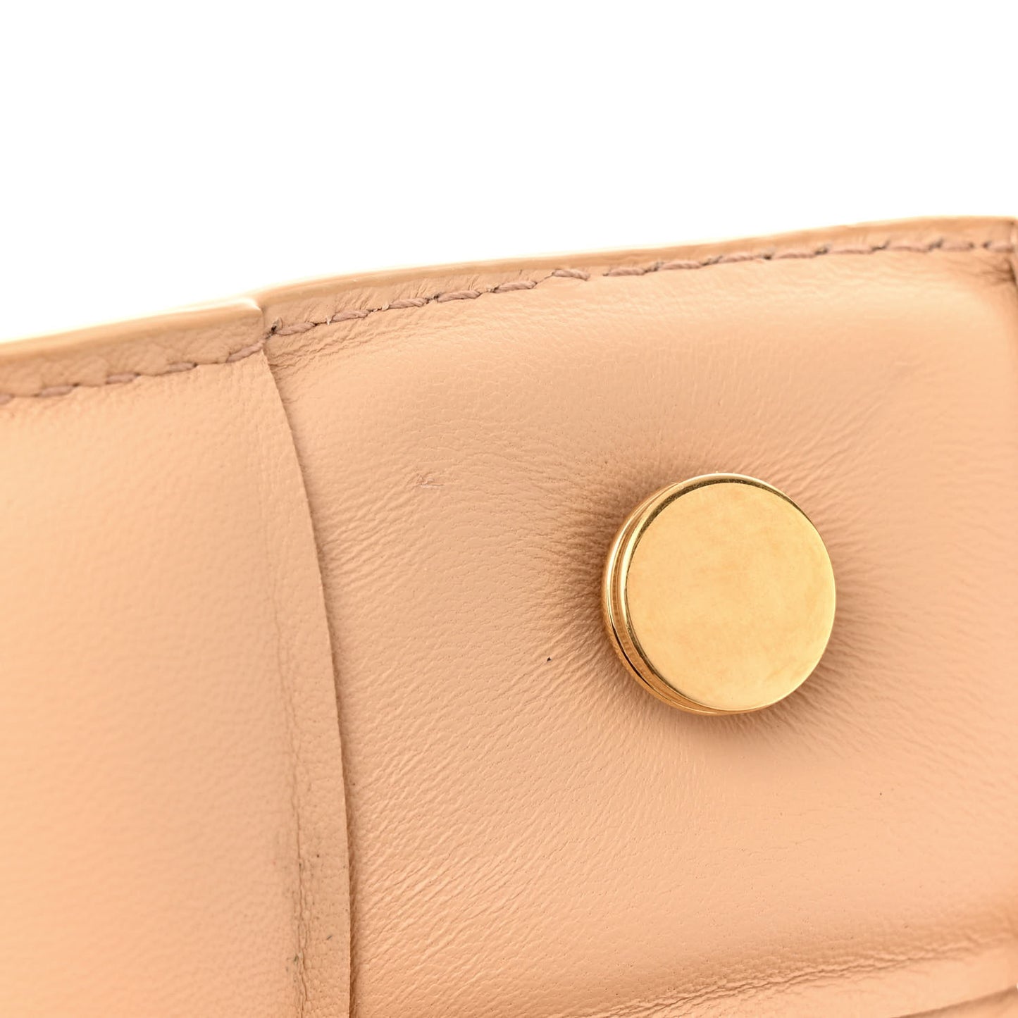 Lambskin Maxi Intreccio Padded Chain Cassette Crossbody Bag Almond