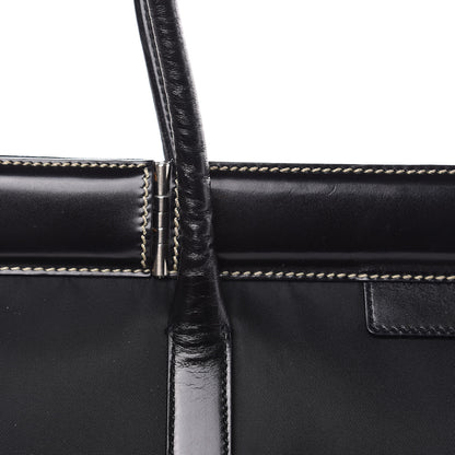 Prada Tessuto Nylon Soft Calf Tote Black 13 of 15