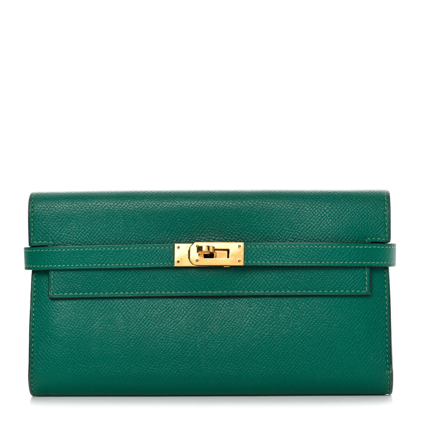 Epsom Kelly Longue Wallet Malachite