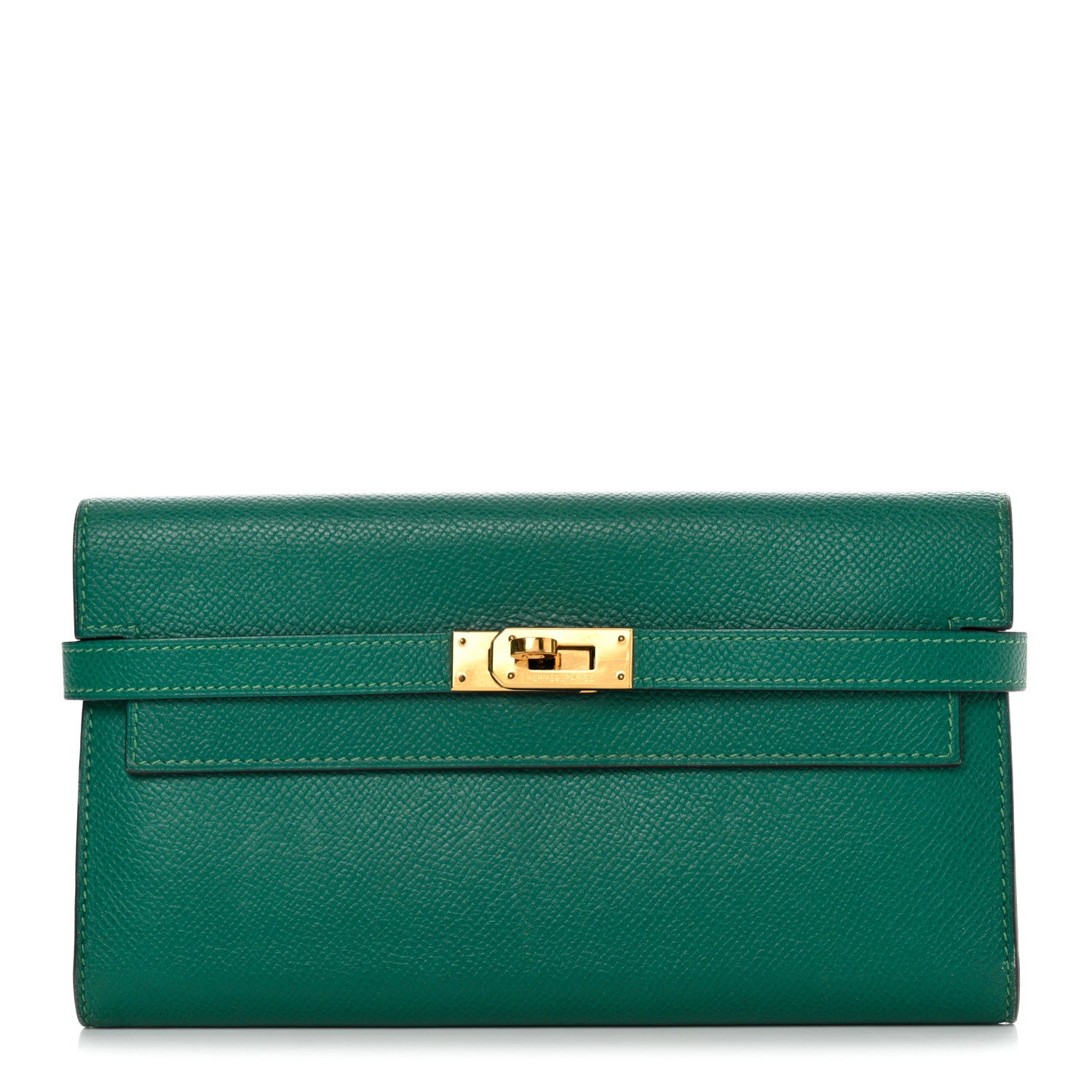 Hermes Epsom Kelly Longue Wallet Malachite 1 of 13