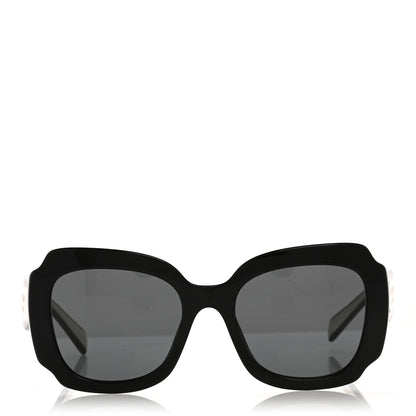Prada Acetate Square Sunglasses SPR 16Y White Dark Grey 2 of 10