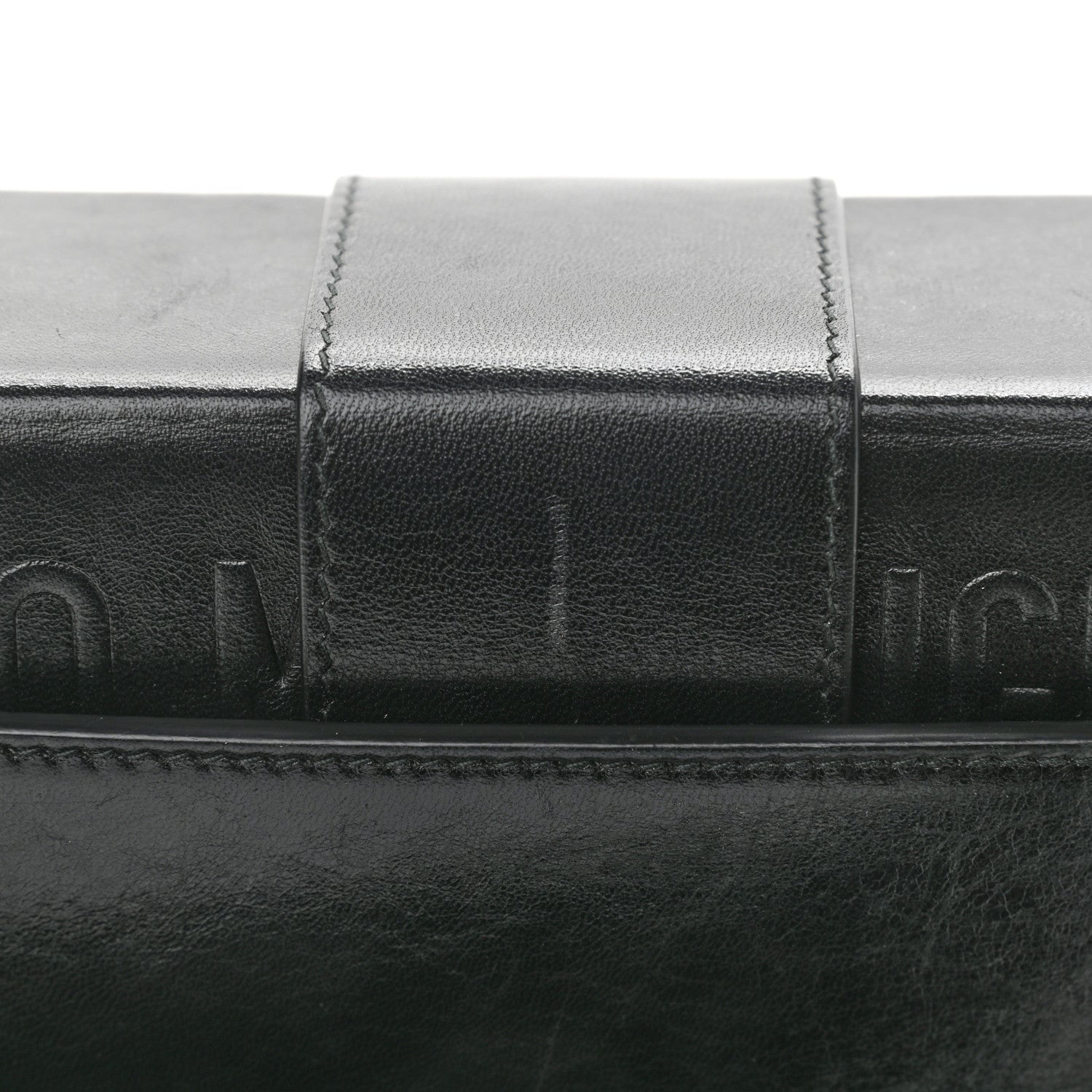 Christian Dior Crackled Lambskin 30 Montaigne Box Bag Black 13 of 13