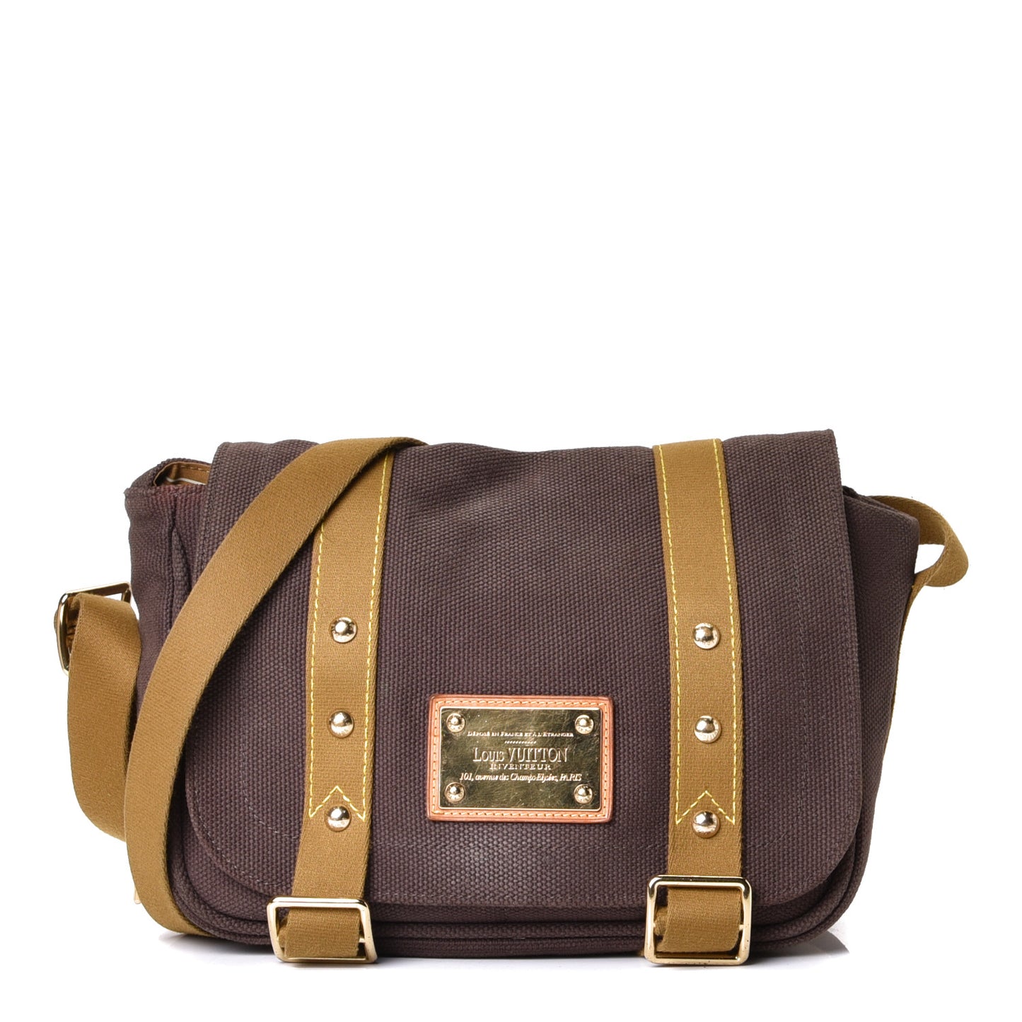 Antigua Besace PM Messenger Brown Kaki