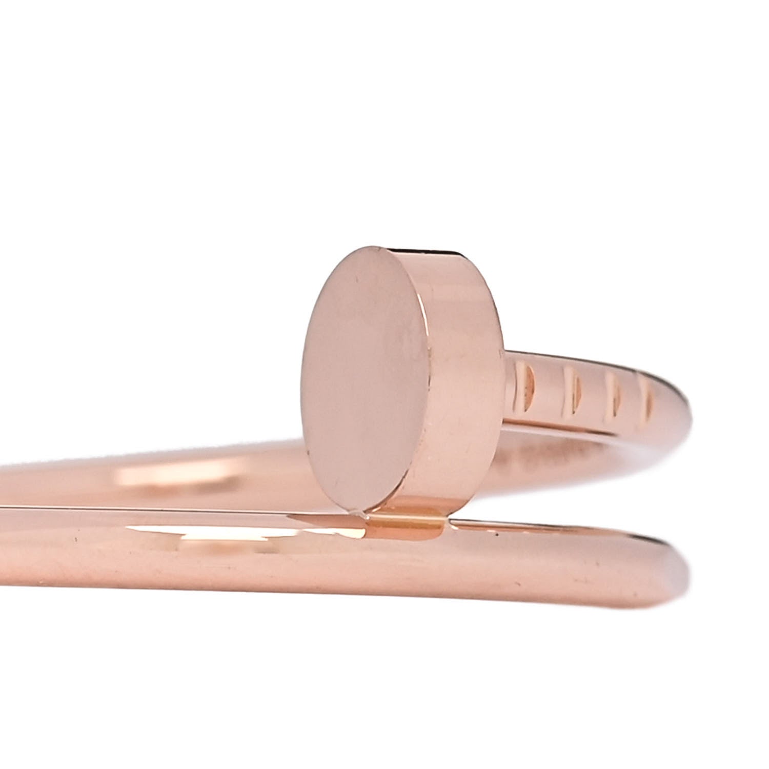 Cartier 18K Pink Gold Small Juste Un Clou Ring 55 7.25 4 of 6