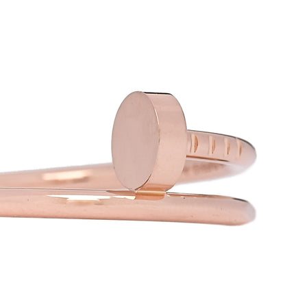 Cartier 18K Pink Gold Small Juste Un Clou Ring 55 7.25 4 of 6