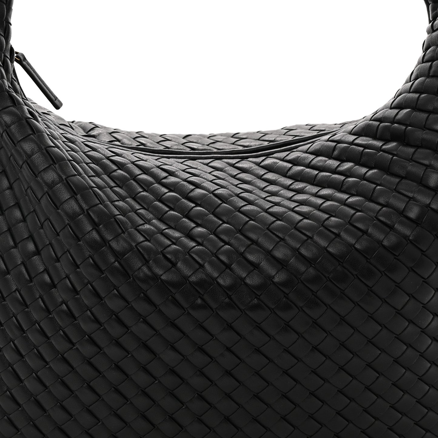 Supple Nappa Intrecciato Maxi Veneta Black