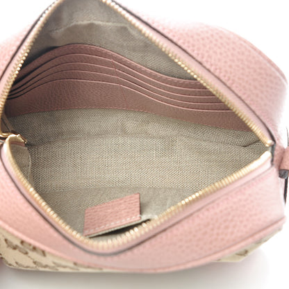 Gucci Monogram Mini Bree Messenger Bag Beige Soft Pink 5 of 8