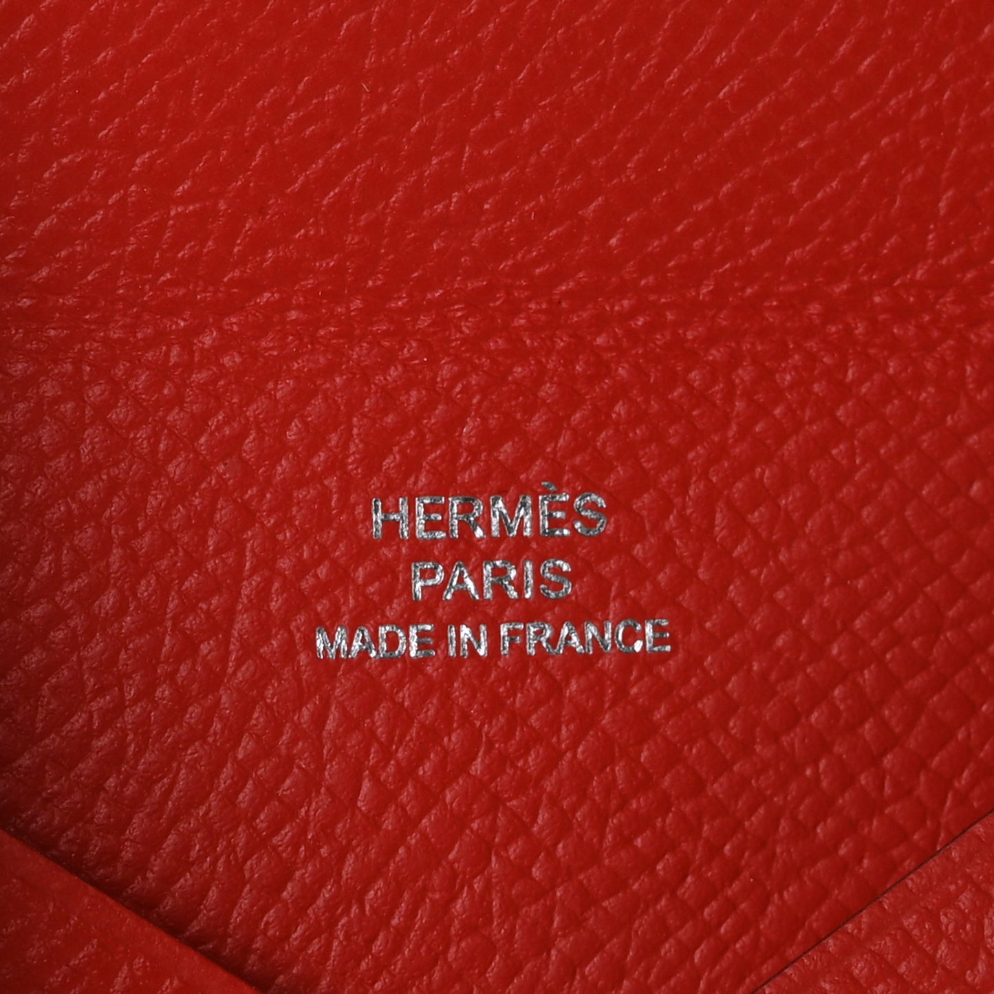 Epsom Calvi Card Case Rouge De Coeur