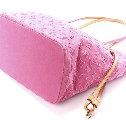 Louis Vuitton Monogram Denim Neverfull MM Rose 11 of 11