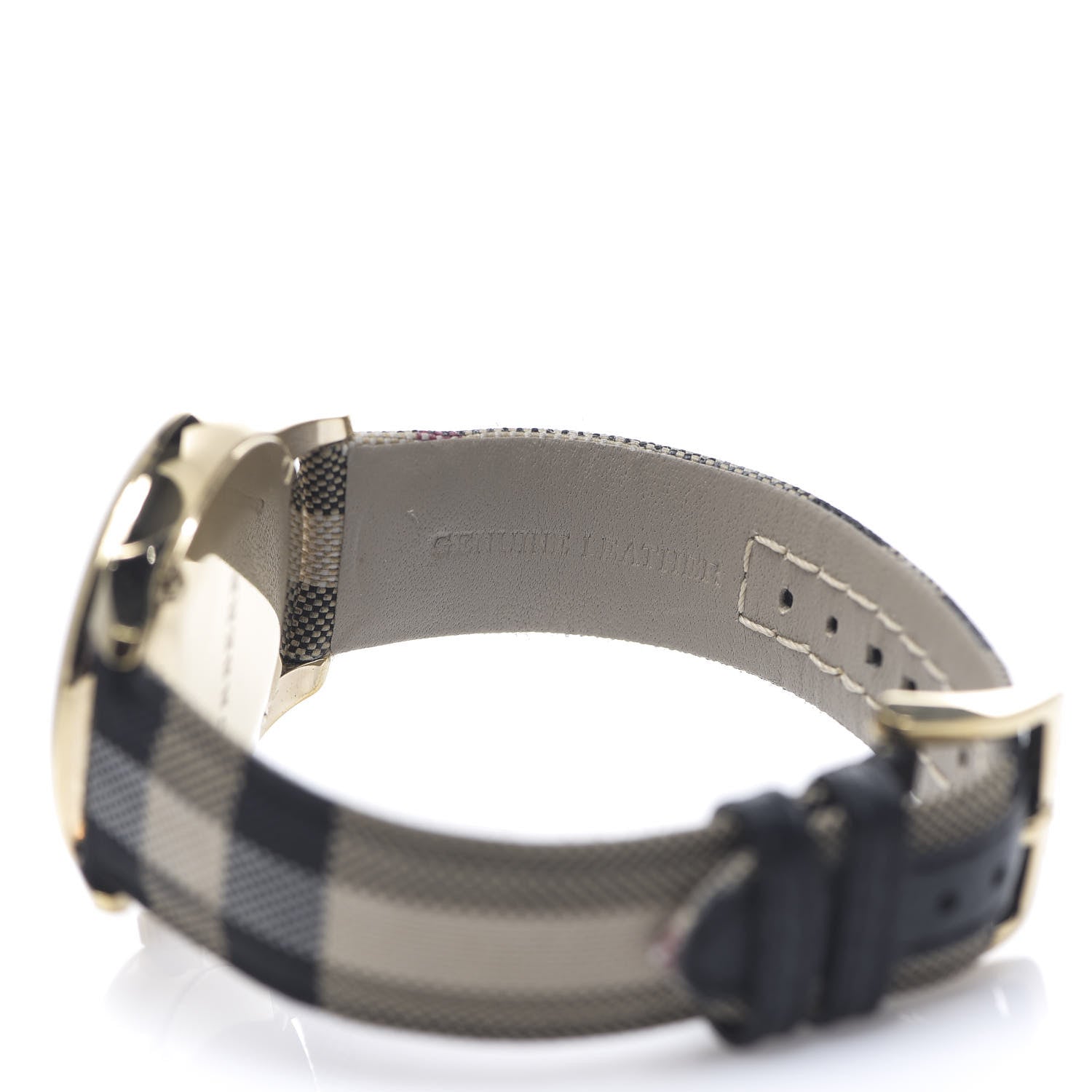 Burberry Stainless Steel Calfskin 40mm Quartz Watch Beige BU10001 5 of 7