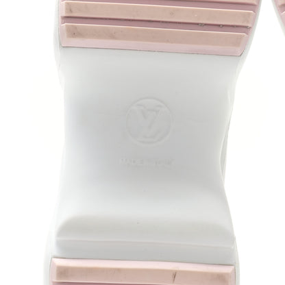 Louis Vuitton Calfskin Nylon LV Archlight Sneakers 37 Rose Clair Pink 9 of 12
